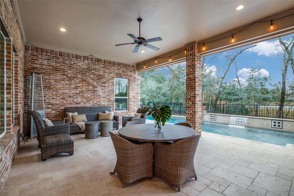 HUGE covered patio to enjoy your water views!
