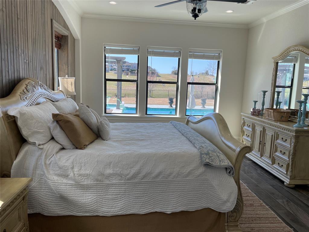 Massive master suite with great views