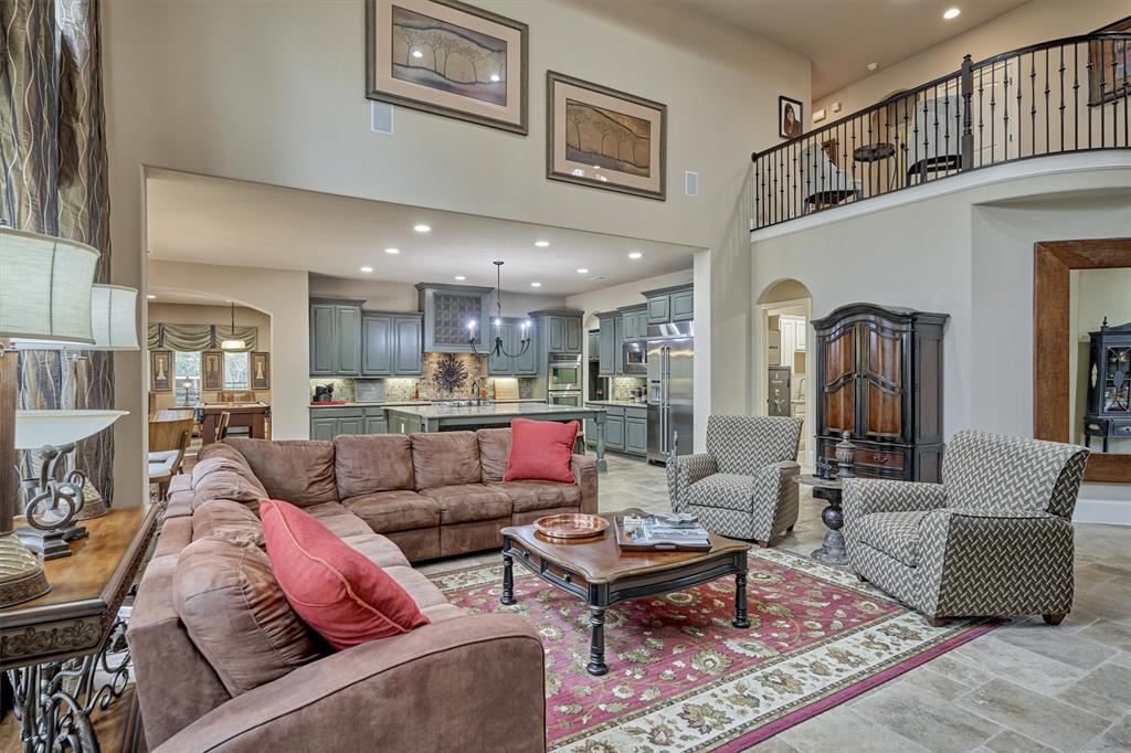 This open floor plan allows for perfect floor when entertaining.