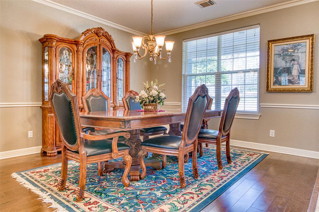 [Dining Room] Large formal dining room with direct kitchen entry.