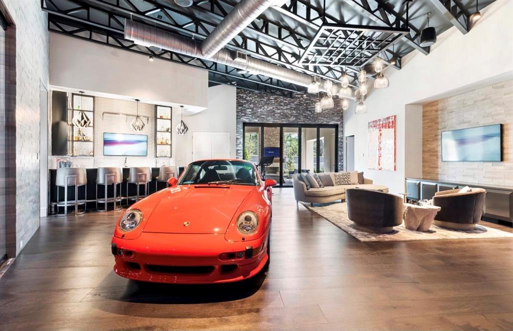 There is even room to showcase your favorite sports car.