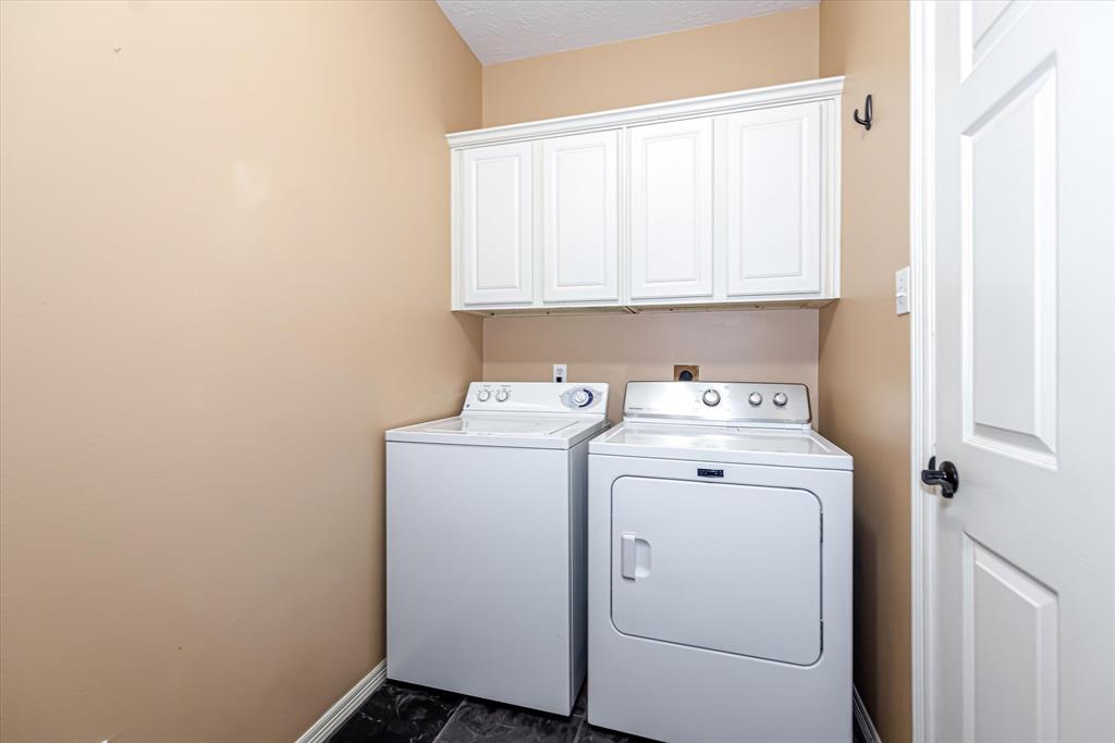 First floor laundry area